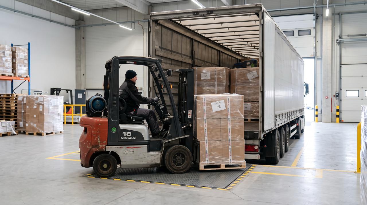 Consolidated industrial pump spare parts warehouse storage EU import Serbia